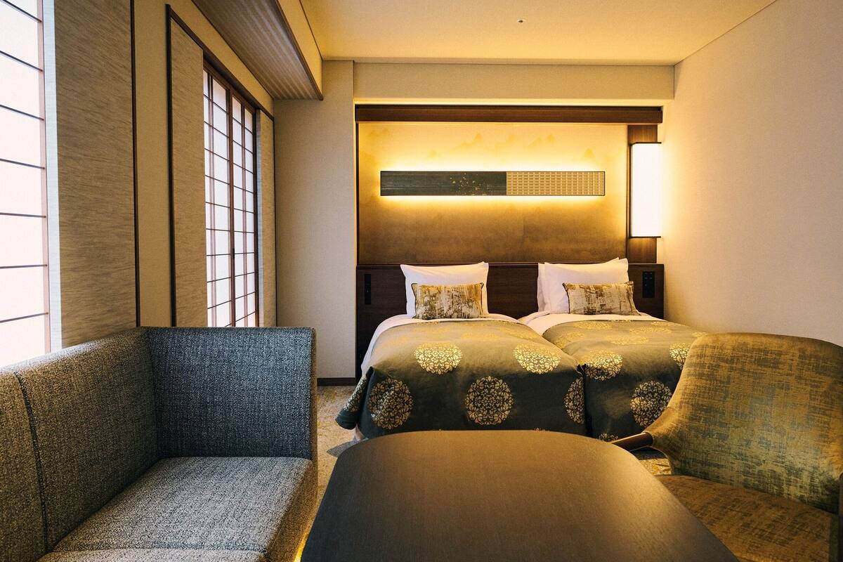 雙床房, 非吸煙房 (Soraniwa Hotel) | 羽絨被、房內夾萬、免費 Wi-Fi、床單