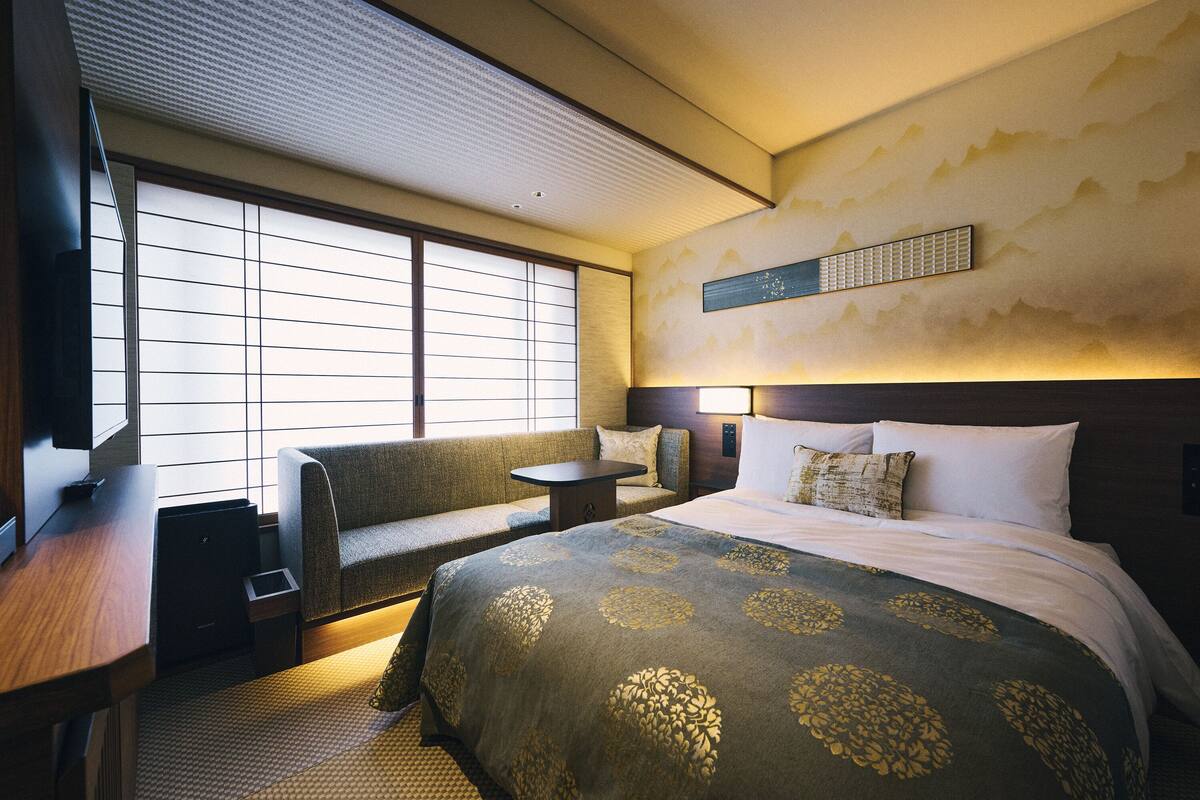 雙人房, 非吸煙房 (Soraniwa Hotel) | 羽絨被、房內夾萬、免費 Wi-Fi、床單