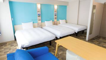 Individuell inredning, skrivbord, gratis wi-fi och sängkläder