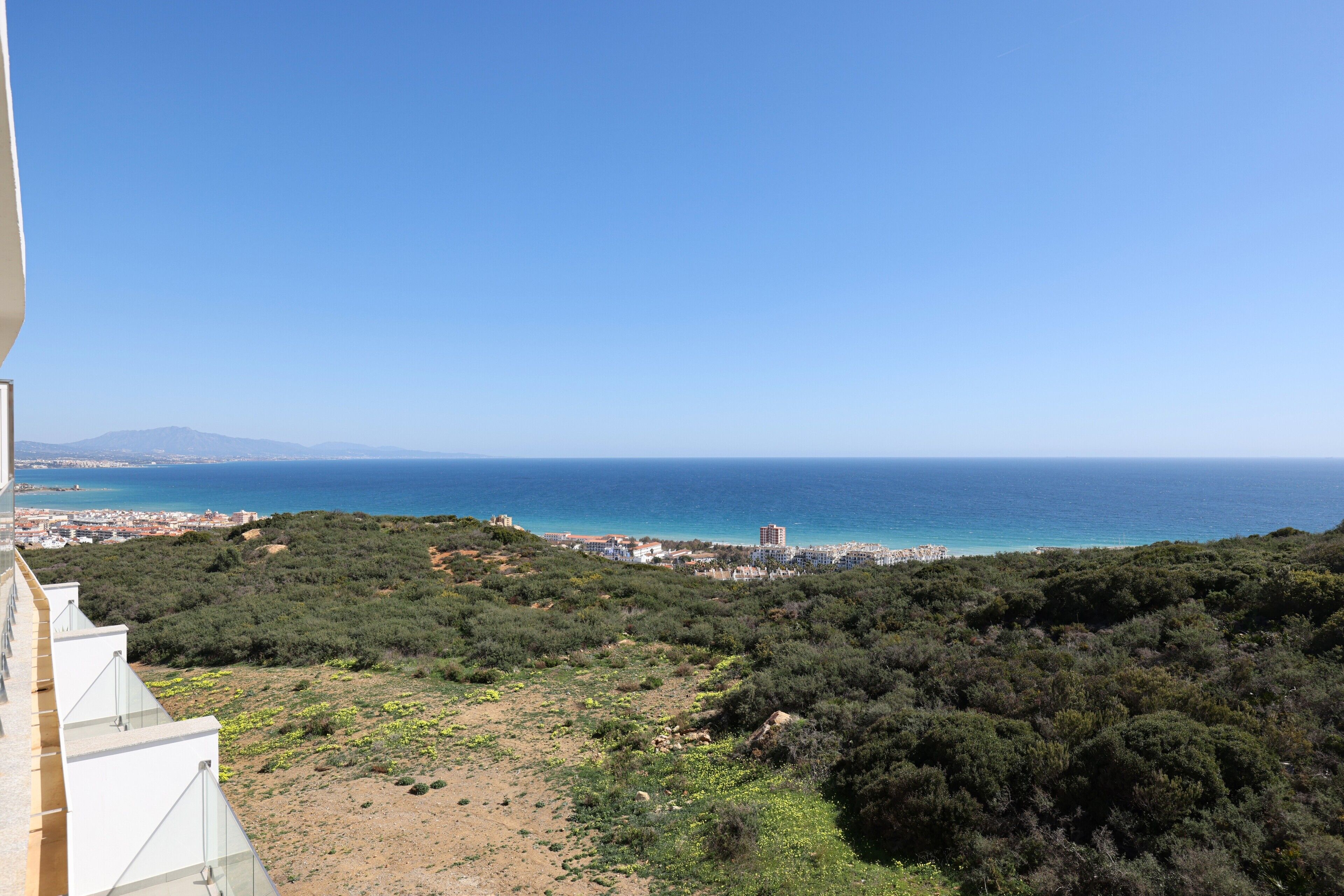 Blick von der Unterkunft