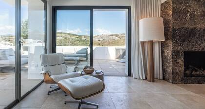 Families Only - Holiday Home 'Duplex Penthouse' with Private Pool, Wi-Fi & Terrace