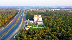 Fassade der Unterkunft