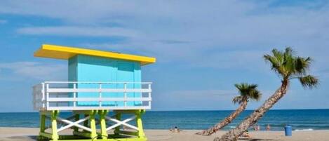 In Strandnähe, Liegestühle