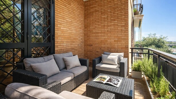 Terrace/patio - AR ROOMS ROME Grey triple (ROMA)