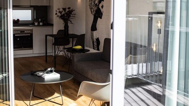 Living area - qpartments (Oldenburg)