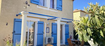 Villa with terrace and garden near the beach