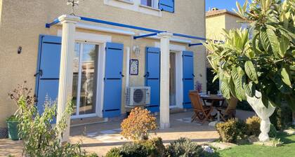 Villa with terrace and garden near the beach