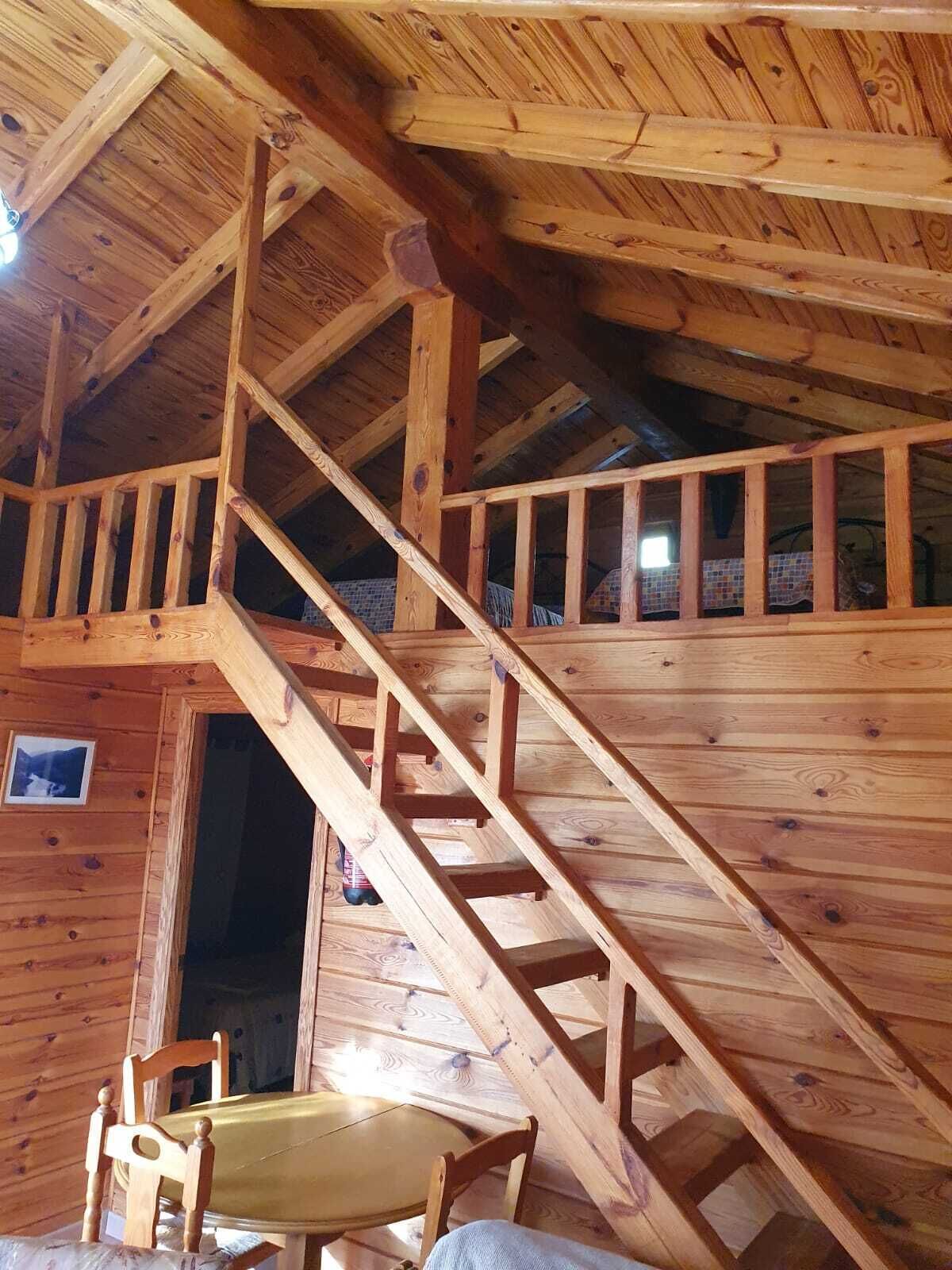 wooden cabin in the sierra del segura