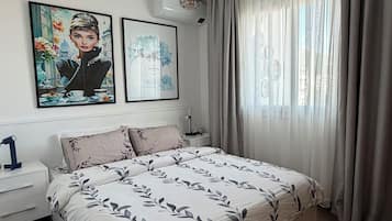 2 chambres, fer et planche Ă repasser, Wi-Fi gratuit, draps fournis