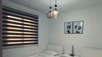 2 bedrooms, iron/ironing board, free WiFi, bed sheets