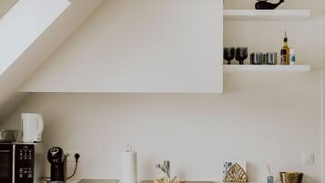 Business Apartment | Blackout drapes, iron/ironing board, free WiFi