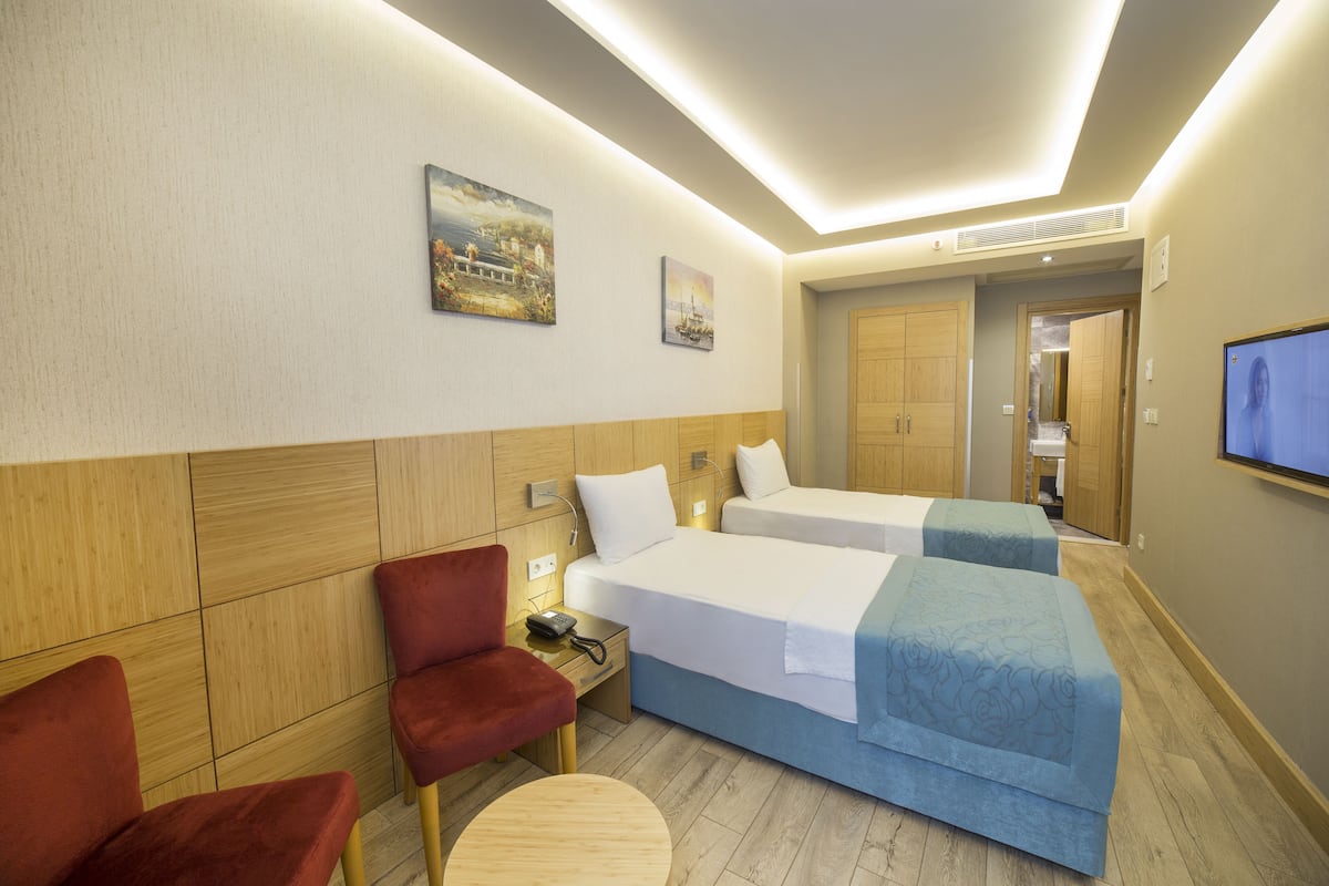 Minibar, in-room safe, soundproofing, WiFi (free)