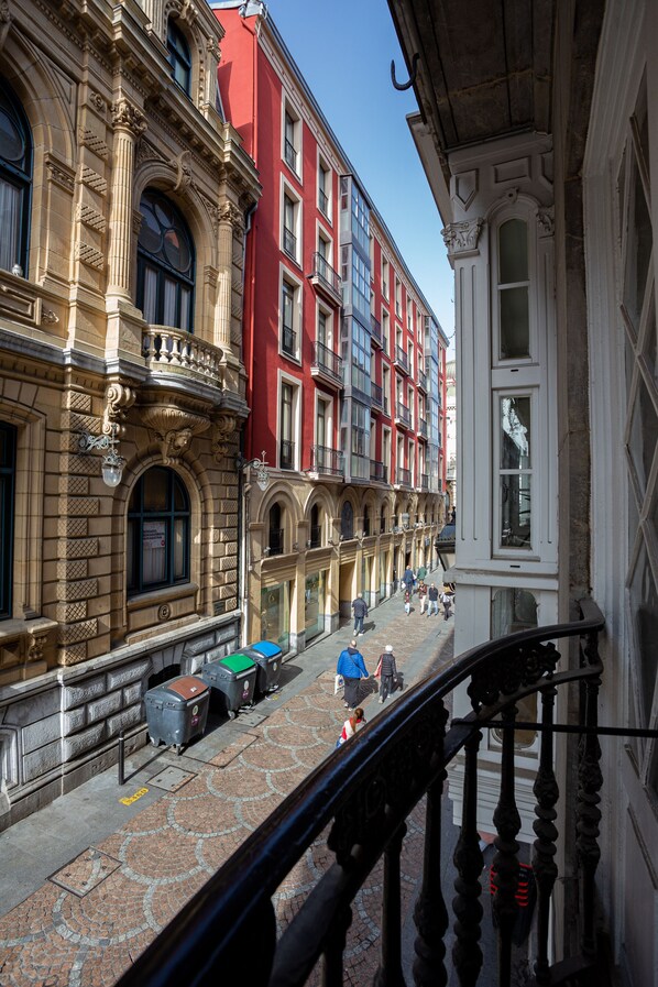 Byutsikt fra overnattingsstedet