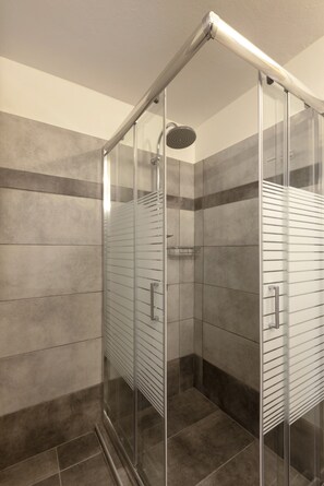 Apartment | Bathroom shower - Prime Location 2BR next to the Acropolis (Athens)