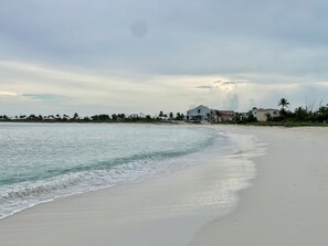En la playa