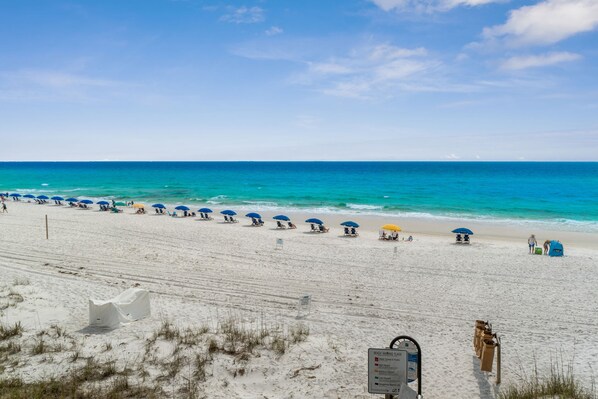 Beach - Beach service included at gated coastal condo with pool, hot tub, W/D, & balcony (Miramar Beach)