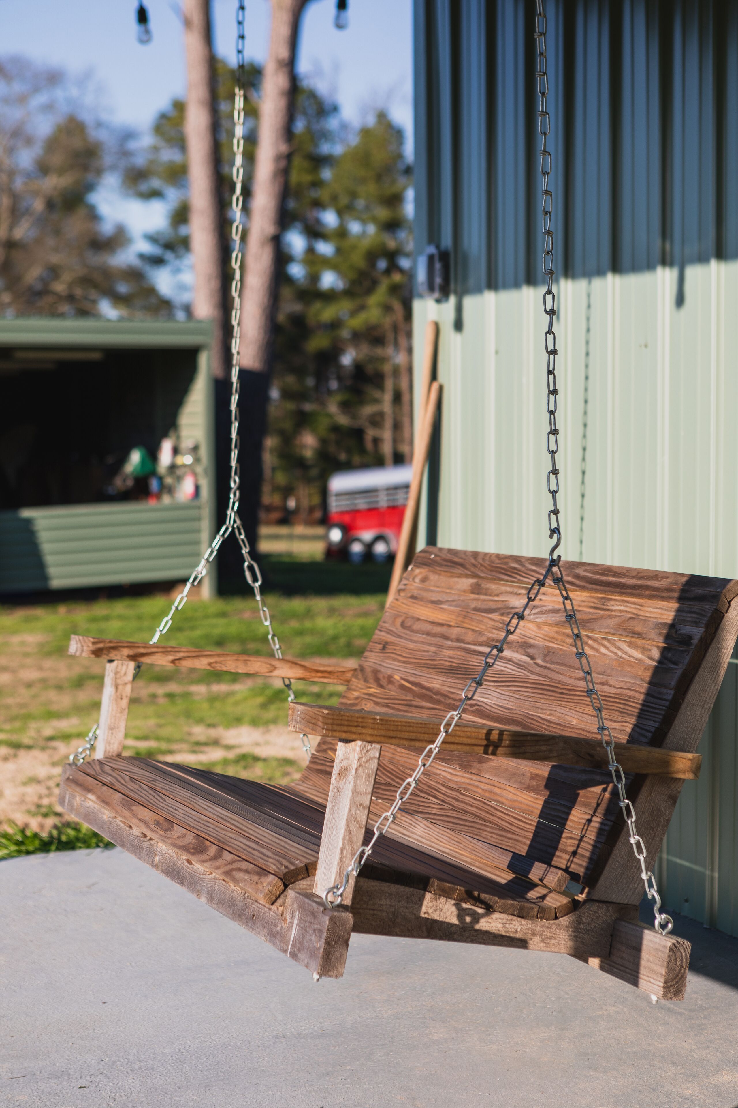 Relaxing piney woods barndominium on 75 acres.