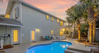 ★ New Listing Discount! + Steps 2 Private Beach + Private Pool + Golf Cart Incl★