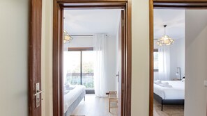 2 slaapkamers, een strijkplank/strijkijzer, gratis wifi, beddengoed