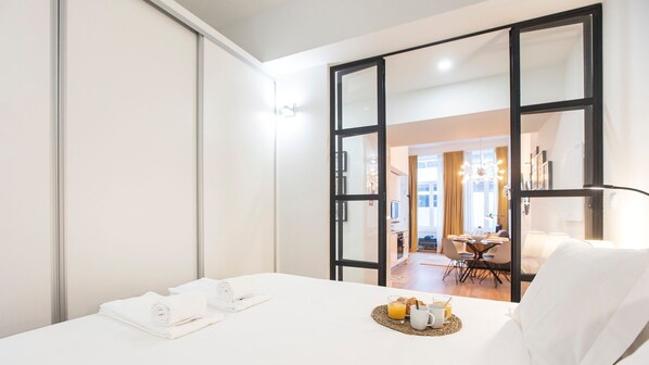 1 bedroom, iron/ironing board, travel crib, free WiFi