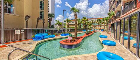 Indoor pool, outdoor pool