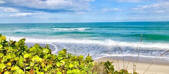 Melbourne beach DIRECT OCEANFRONT u-c private beach access last min deals
