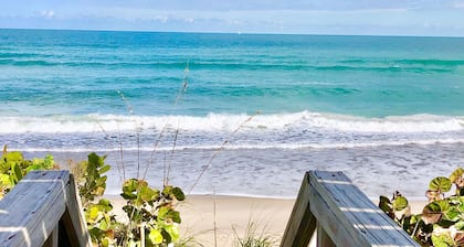 Melbourne beach DIRECT OCEANFRONT u-c private beach access last min deals