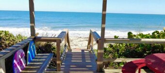 Melbourne beach DIRECT OCEANFRONT u-c private beach access last min deals