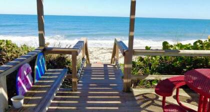 Melbourne beach DIRECT OCEANFRONT u-c private beach access last min deals