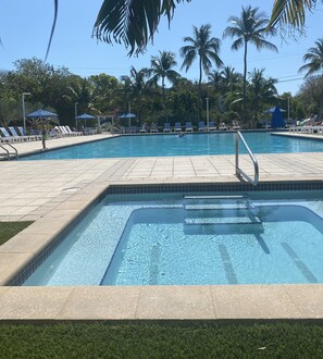 Piscina externa, piscina aquecida