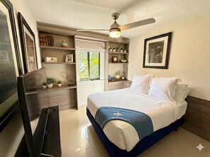 3 habitaciones, tabla de planchar con plancha, cuna de viaje y wifi 