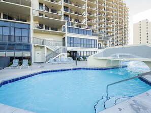 Indoor pool, outdoor pool