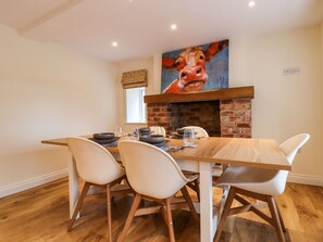 Fridge, dishwasher, electric kettle, toaster