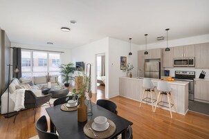 Superior 1 Bedroom Apartment #3 | Living area | 37-inch Smart TV with digital channels, TV