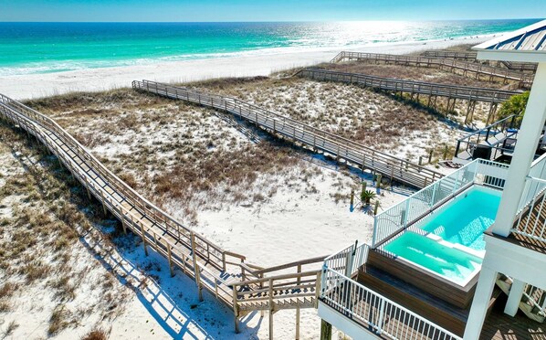 Unclassified image, 1 of 39, button - Sanctuary at Navarre Beach - 8 BR/8 BA Beach House w/pool. (Navarre Beach)
