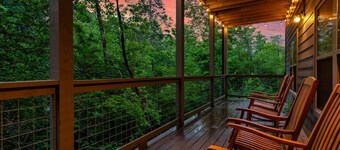 Mountain Cabin in Gatlinburg with Indoor Pool, Game Room, Hot Tub & 3 Decks!