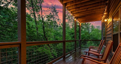 Mountain Cabin in Gatlinburg with Indoor Pool, Game Room, Hot Tub & 3 Decks!
