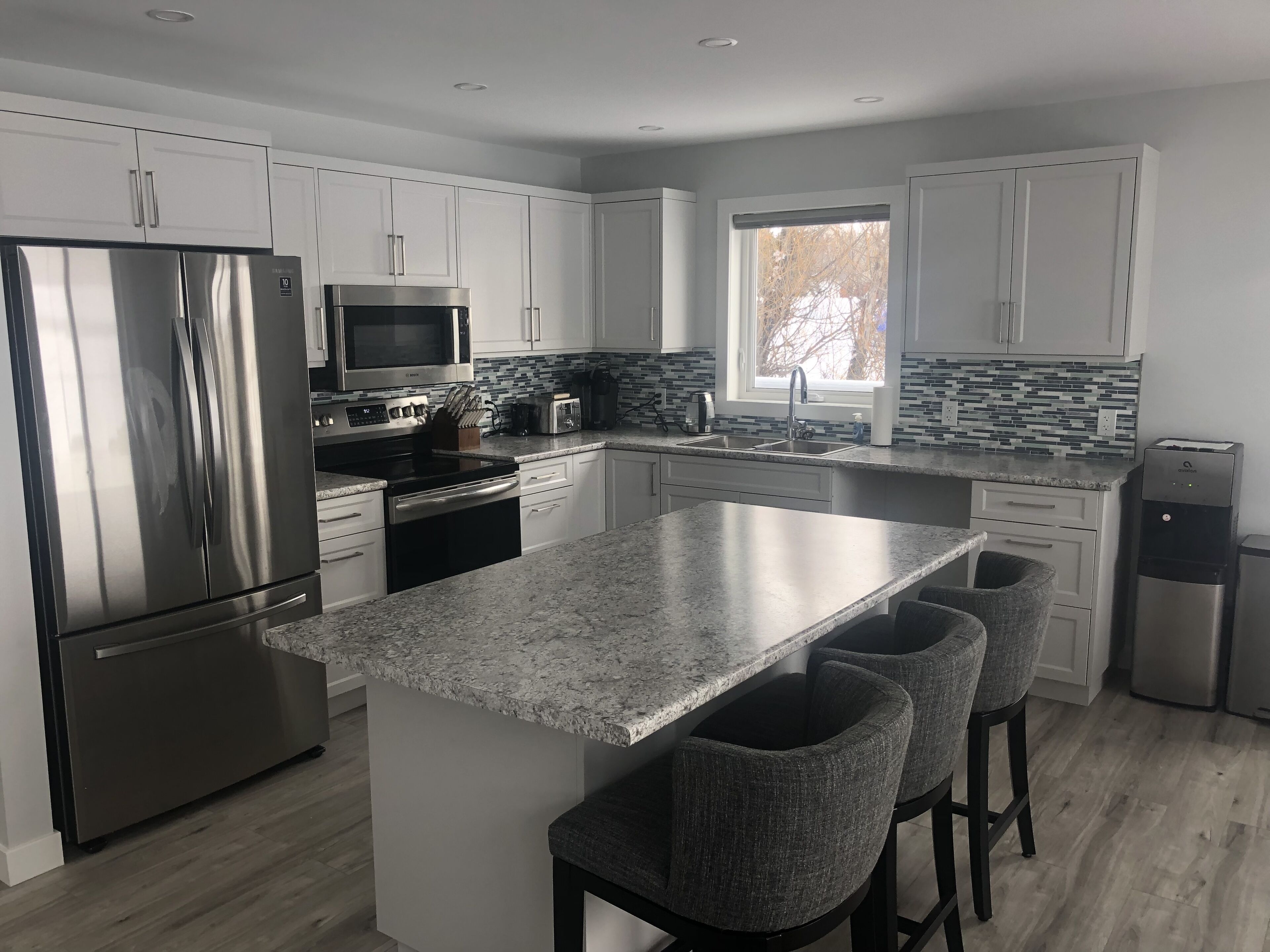 New lake front cottage on Muriel Lake near the Winnipeg River, Kenora, ON. 