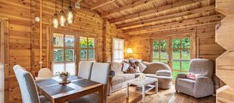 Adler summer house Oderwitz with fireplace, garden, WLAN