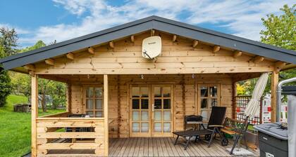 Adler summer house Oderwitz with fireplace, garden, WLAN