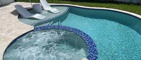 Una piscina climatizada