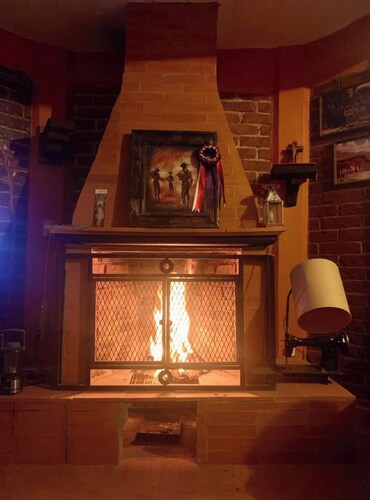 cabin with beautiful view of the Malinche wing, fireplace, hydromassage