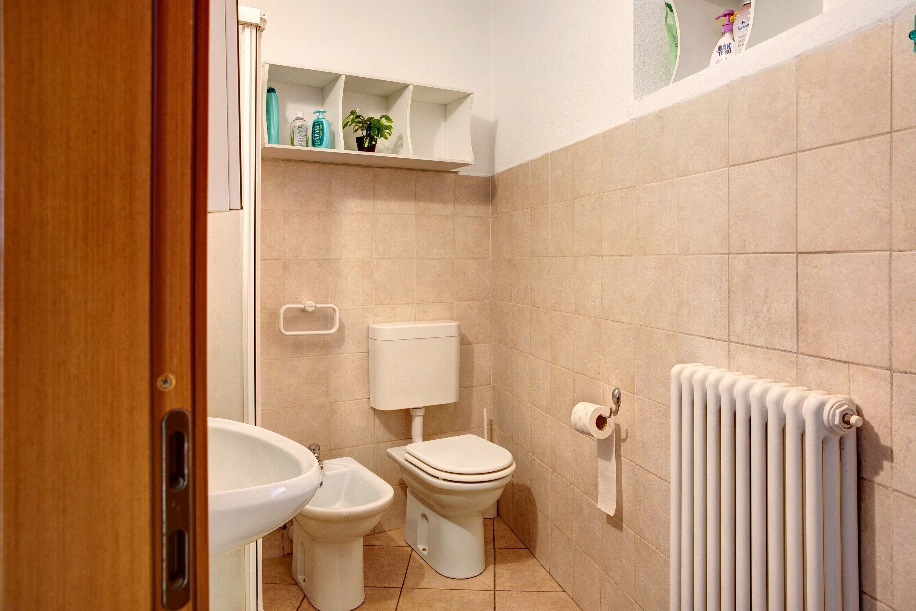 Ducha, secador de pelo, toallas