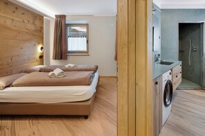 1 Schlafzimmer, kostenloses WLAN, Bettwäsche, Rollstuhlgeeignet