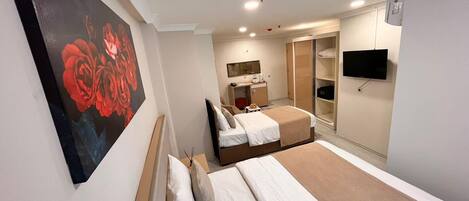 Chambre Triple Ăconomique | 1 chambre, draps en coton Ă©gyptien, literie de qualitĂ© supĂ©rieure