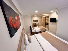 Quarto triplo econômico | 1 quarto, roupas de cama de algodão egípcio, roupas de cama premium