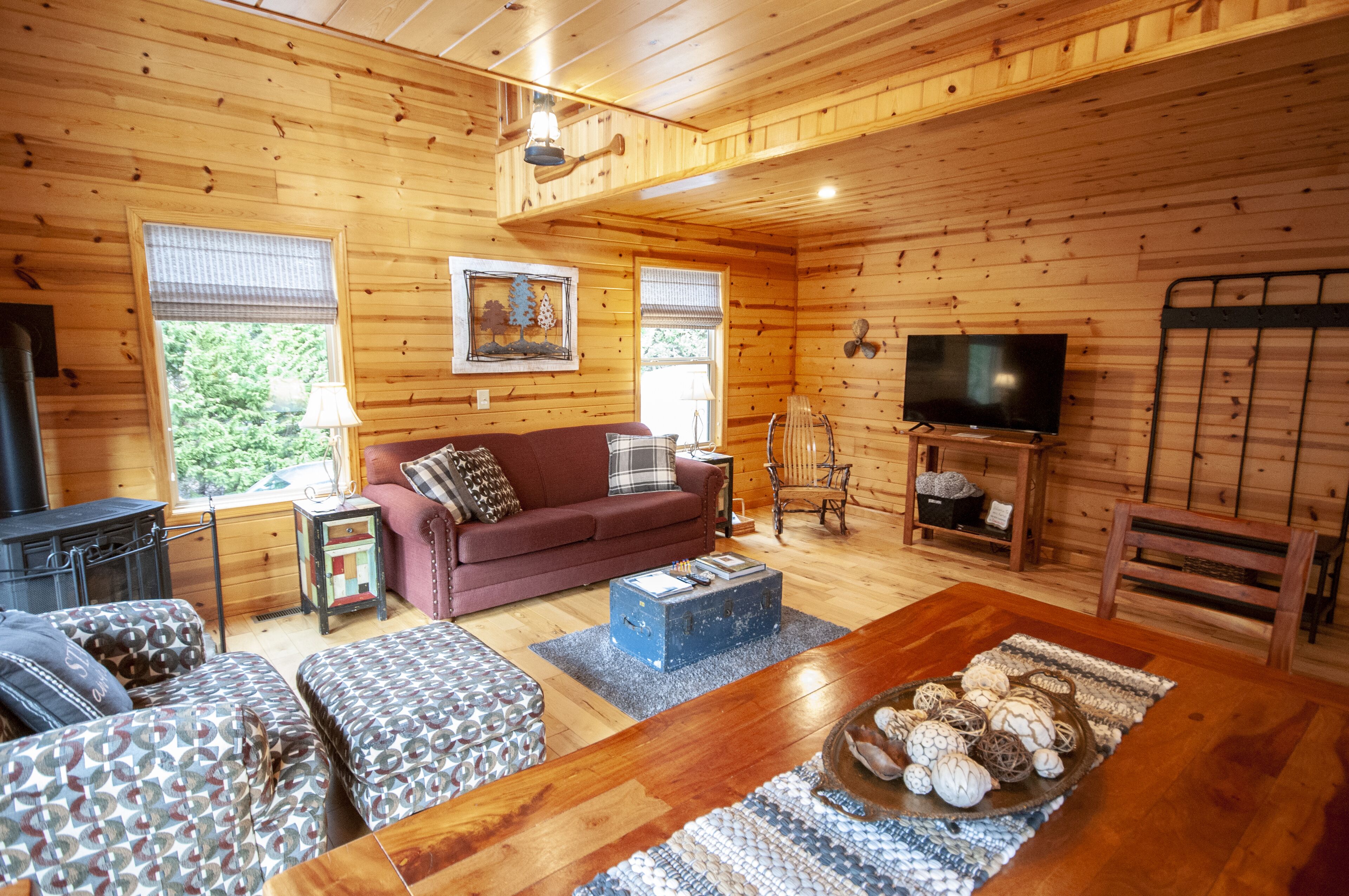 Nottely and Nice is a Beautiful Cabin on the Nottely River in Blairsville.