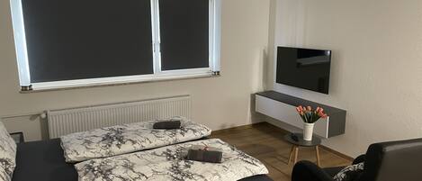 1 bedroom, iron/ironing board, travel crib, free WiFi