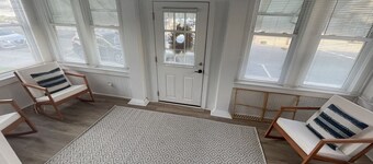 Updated and perfect Location Boardwalk and Beach  steps away Large family home