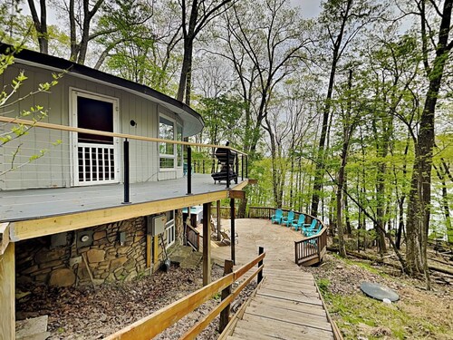 Retro Lake Landing by Taylor Made Deep Creek